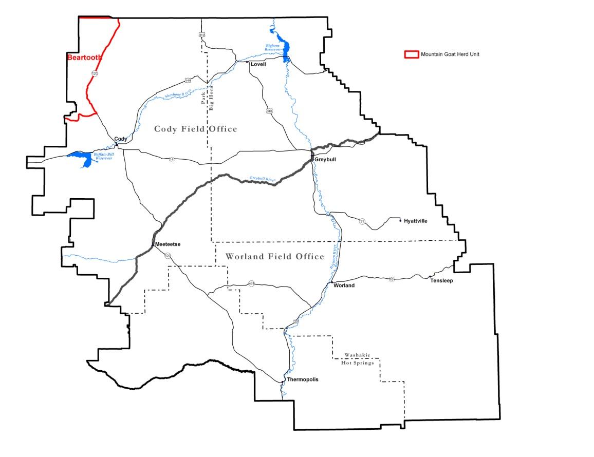 Wildlife Herd Units – Mountain Goat